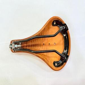 Durable Classic Leather Style Bicycle Saddle Black Rivets Dual Steel Rails Comfort Cushion Lightweight Design for Unisex - Product Image 5