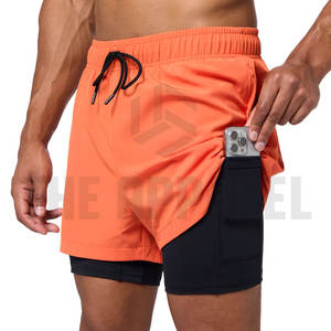 New Awrah Shorts for Men 100% Polyester Stretchable Fabric Custom Awrah Shorts Swimming <b>Mid</b> Waist Quick Dry Breathable - Product Image 6