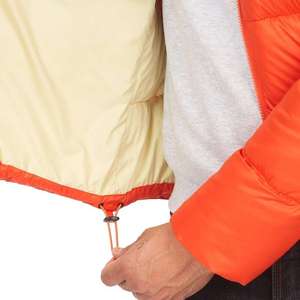 <b>Men's</b> Hooded Orange Puffer <b>Jacket</b> Winter <b>Warm</b> Thick Insulated Quilted Padded Parka Coat Windproof Outdoor Casual Streetwear - Product Image 4