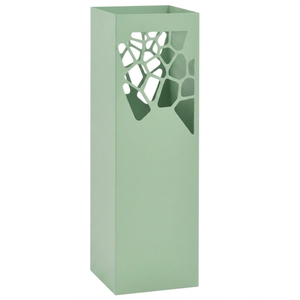 Support à parapluies carré moderne en métal découpé au laser, finition mate, géométrique, pour entrée, organisateur de rangement pour la maison, vente en gros - Product Image 1