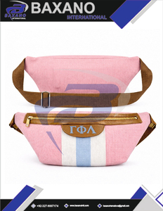 Sac banane élégant pour femme Gamma Phi Delta GPD Sorority, sac de voyage de haute qualité - Product Image 4