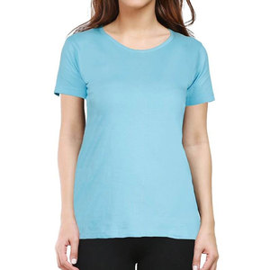 T-shirts d'été pour femmes en gros, coton et polyester, col rond, logo et couleur personnalisés OEM, séchage rapide, respirant - Product Image 6