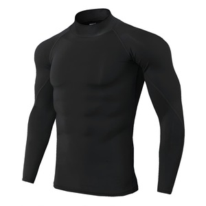 Custom Logo Breathable Compression Rash Guard Long Sport Style Fitness MMA Shirt Portable Sublimated Design Newest OEM Service - Product Image 3
