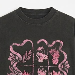 OEM Bulk Supply Custom Print Logo <b>Acid</b> Washed High Quality Women Oversized T-Shirt 100% Cotton 300 GSM Heavyweight <b>Drop</b> Shoulder - Product Image 5
