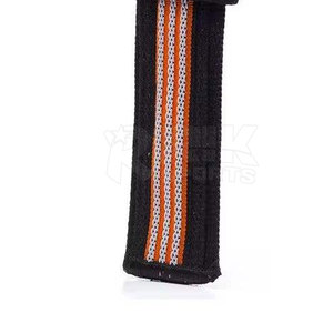 Sangles de musculation en coton OEM, sangles de levage de haute qualité, sangles de poignet pour la musculation en salle de sport, logo personnalisé - Product Image 6