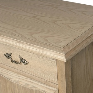Kayla Contemporary Bedroom <b>Sideboard</b> with <b>Storage</b> Made of Solid Teak Wood Natural Finish for Indoor Use - Product Image 3