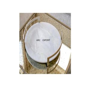 Nouveau bol blanc de créateur fantaisie avec support doré décoration bol de table de créateur bols de service décoratifs pour la maison hôtel - Product Image 1