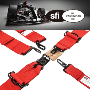 เข็มขัดนิรภัยแบบ 5 จุด ยี่ห้อ TBRACING รุ่น SF-501 สำหรับรถแข่งจูเนียร์แดร็กสเตอร์ ได้รับการรับรองมาตรฐาน SFI 16.1 ผลิตจากโรงงานไต้หวัน รับทำโลโก้ตามสั่ง ขายส่ง - Product Image 3