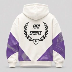 Sudadera con Capucha Extra Grande para Hombre, Ropa Urbana Personalizada, Diseñada con Tela Cómoda de Mezcla de Algodón, Corte Holgado - Product Image 2