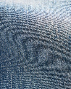 Jean en denim décontracté et formel pour homme, coupe droite, respirant, délavage chimique, 100 % coton, poids moyen, automne, fabriqué au Vietnam - Product Image 5
