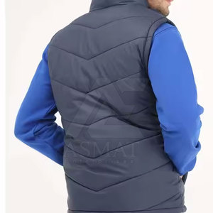 Chaleco Acolchado para Hombre al por Mayor, de Alta Calidad y Bajo Precio, Diseño Único, Color Sólido - Product Image 6