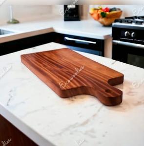 Tabla de Cortar de Bambú con Mango para Verduras y Frutas, Tabla de Cortar Queso y Pizza con Mango - Product Image 4