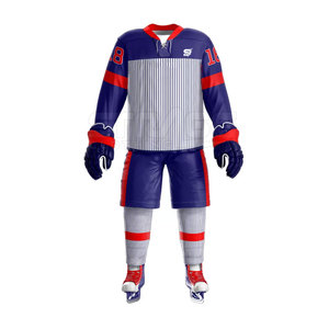Uniforme de Hockey sobre Hielo de Poliéster Transpirable y Elegante, Corte Atlético para Hombres y Clubes/Escuelas/Actividades de Equipo para Adultos - Product Image 2