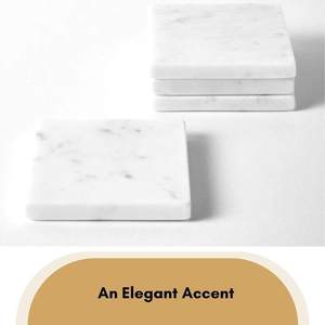 Posavasos de Mármol para Mesa de Comedor, Posavasos de Lujo Hechos a Mano, Vintage, para Té, Café, Cócteles, Decoración de Mesa - Product Image 3