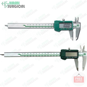 Hot Selling <b>Big</b> Screen Electronic Digital Vernier Outside Stainless Steel Groove Caliper Hasni Surgical CE ISO Approved - Product Image 3