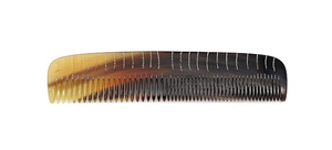 Peigne en corne de buffle naturelle de qualité supérieure, à dents fines, écologique, fait main FAIZA CRAFT pour usage en salon, soin professionnel des cheveux - Product Image 3