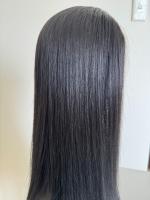 Vente chaude!!! Grand stock d'extensions de cheveux humains vietnamiens droits à os bruts non traités perruques Lace Front de cheveux humains véritables noir