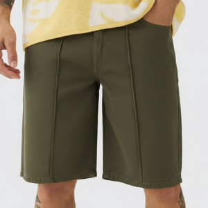<b>Men</b> Shorts Premium Cotton Casual Shorts Breathable Lightweight Comfortable Summer Wear Elastic Waist OEM ODM Wholesale Supply - Product Image 5