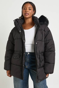 Chaqueta Acolchada de Lona Tejida de Invierno para Mujer, Personalizada, Transpirable, Tallas Grandes, Suministro al por Mayor - Product Image 4