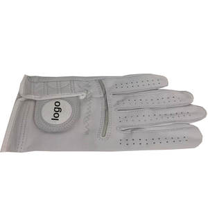 Gants de golf en cuir PU personnalisés avec logo, durables, ajustement extensible avec fermeture auto-agrippante, pour unisexe - Product Image 2