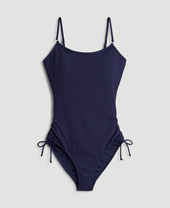 Maillot de bain pour femme de qualité supérieure, en spandex et polyester, uni, respirant, écologique, design simple, confortable et durable pour les sports aquatiques. - Product Image 5