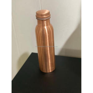 Bouteille d'eau en cuivre pur méthode de consommation directe bouteille légère vaisselle décorative bouteille en cuivre avec couvercle - Product Image 6