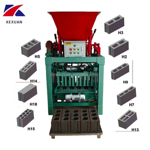 Maquinaria de fabricación de ladrillos para bloques de hormigón automática tipo tolva eficiente a África - Product Image 1