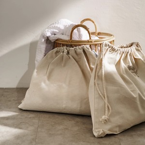 ถุงผ้ามัสลินฝ้ายธรรมชาติแบบมีเชือกผูก ใช้ซ้ำได้ - Product Image 6