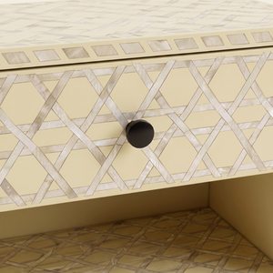 Table de chevet extensible en nacre jaune pour salon, mobilier pour la maison, la ferme ou l'hôtel - Product Image 5