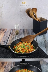 Cuillère en bois de qualité supérieure, faite à la main, pour miel, glace, usage domestique, hôtelier et culinaire - Product Image 5