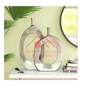 Dernier design de vases à fleurs en aluminium de forme unique très vendus pour la décoration intérieure, nouveauté, vase moderne à fleurs au poteau - Product Image 6