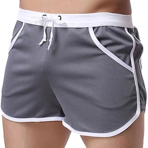 Micro Fabric Eco-Friendly Drawstring Closure 100% Polyester Comfortable <b>Thigh</b> Short Mens Running Shorts Quick Dry Breathable - Product Image 3