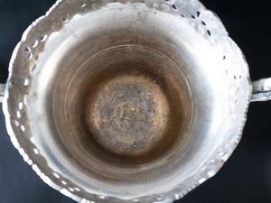 Designer Silver Ice <b>Bucket</b> with Double Handles <b>Beer</b> Tub Perfect for Entertaining Guests Home Bars Events And Drinks Chiller - Product Image 4