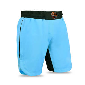 Pantalones Cortos de Entrenamiento MMA para Hombre, Ligeros, de Secado Rápido, Cómodos, Duraderos, Flexibles, con Logotipo Frontal, para Entrenamientos de Grappling - Product Image 6