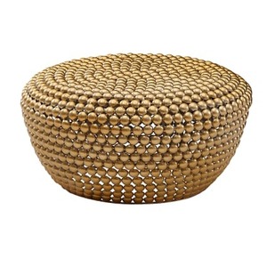 Coffee Around Modern <b>Round</b> Coffee <b>Table</b> With Hammered Finish 42 Cm Diameter Living Room Furniture Contemporary Design - Product Image 5