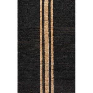Modern 100% Jute Handmade Eco-Friendly Non-Slip <b>Flat</b> Area <b>Rug</b> with Geometric Pattern for Home Interiors Door Mat Hotels - Product Image 3