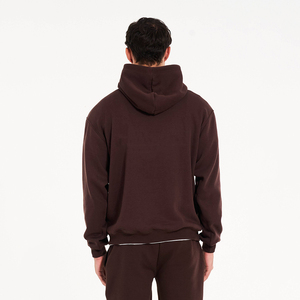 Sudadera con Capucha de Primera Calidad para Hombre, Color Marrón, Corte Regular, con Bolsillo, Tejido Suave y Cómodo, Personalizable con Logotipo al por Mayor - Product Image 2