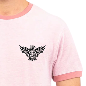 Mens <b>Pink</b> Solid Jersey Crew Neck Short Sleeve <b>T</b> <b>Shirt</b> Soft Breathable Lightweight Regular Fit Casual Everyday Basic Fashion Tee - Product Image 6