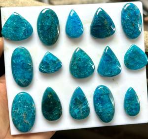 Apatita Azul Natural, Piedras Preciosas Sueltas, Gemas Facetadas al por Mayor, Corte Ovalado, Pera y Redondo, para Joyería - Product Image 6