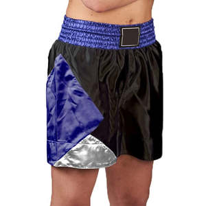 Pantalones Cortos Deportivos Personalizados de Alta Calidad para Boxeo y MMA, Diseño Vintage, Impresión Digital Personalizada, Spandex/Algodón - Product Image 1