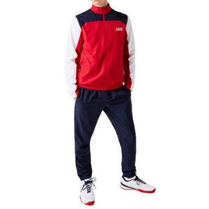 Custom Logo Men's Tracksuit Athletic Zip <b>Up</b> Jogging Wear Sweat Suits - Product Image 1