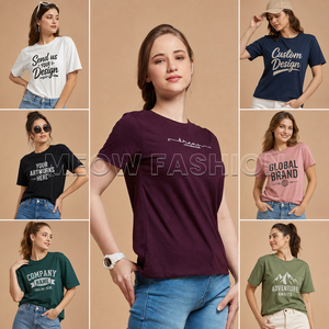 เสื้อยืดโอเวอร์ไซส์ทรงหลวมสำหรับผู้หญิง ผลิตในบังคลาเทศ คุณภาพสูง ผ้าฝ้าย 100% พิมพ์ลาย ยูนิเซ็กส์ สไตล์ลำลอง สินค้าล็อตสต็อกลดราคา - Product Image 4