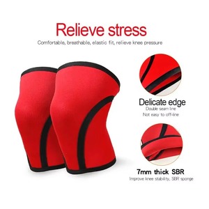 2026 Nuevo Modelo Personalizado Profesional de Alta Densidad y Súper Resistente, Rodillera Deportiva de Neopreno Rígido de 7mm, ¡Gran Venta! - Product Image 2