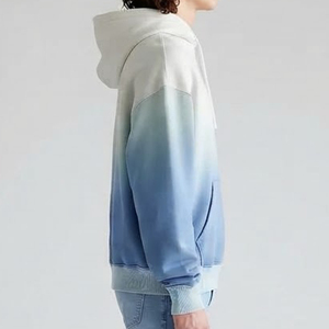 เสื้อฮู้ดยูนิเซ็กซ์แบบใหม่ ลดราคา ลายไล่สี ดีไซน์กระเป๋า ผ้าฝ้ายเฟรนช์เทอร์รี่ แขนยาวทรงโอเวอร์ไซส์ สวมใส่สบายๆ สำหรับฤดูใบไม้ร่วง - Product Image 3