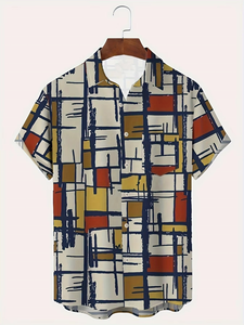 Camisa de Manga Corta con Estampado Hawaiano para Hombre, Nueva Moda de Verano, Diseño Floral, Estilo Casual - Product Image 5