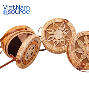 Eco-Friendly Handmade Rattan Crossbody <b>Bags</b> <b>Women</b> <b>Accessories</b> - Handicraft Vietnam Source - Product Image 2