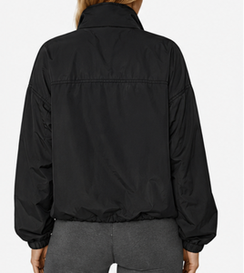 <b>Women's</b> Lightweight Oversized Zip-Up Windbreaker <b>Jacket</b> Oversized Zip Front Bomber <b>Jacket</b> for <b>Women</b> - Product Image 4