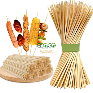 Premium Bamboo Food Skewers | Strong Smooth Sticks for Grilling, Cooking & Serving | Eco2go Vietnam - Product Image 3