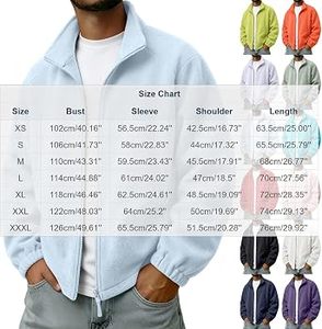Veste d'hiver pour homme personnalisée avec col montant, fermeture éclair intégrale, polaire pour activités de plein air - Product Image 6