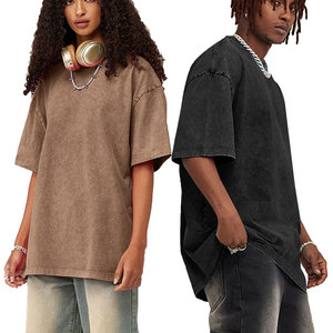Camiseta de Manga Corta para Hombre, 220g, Estilo Oversize, Personalizada con Impresión DTG Puff, Lavado Vintage, Color Negro, Cuello Redondo, Casual - Product Image 5